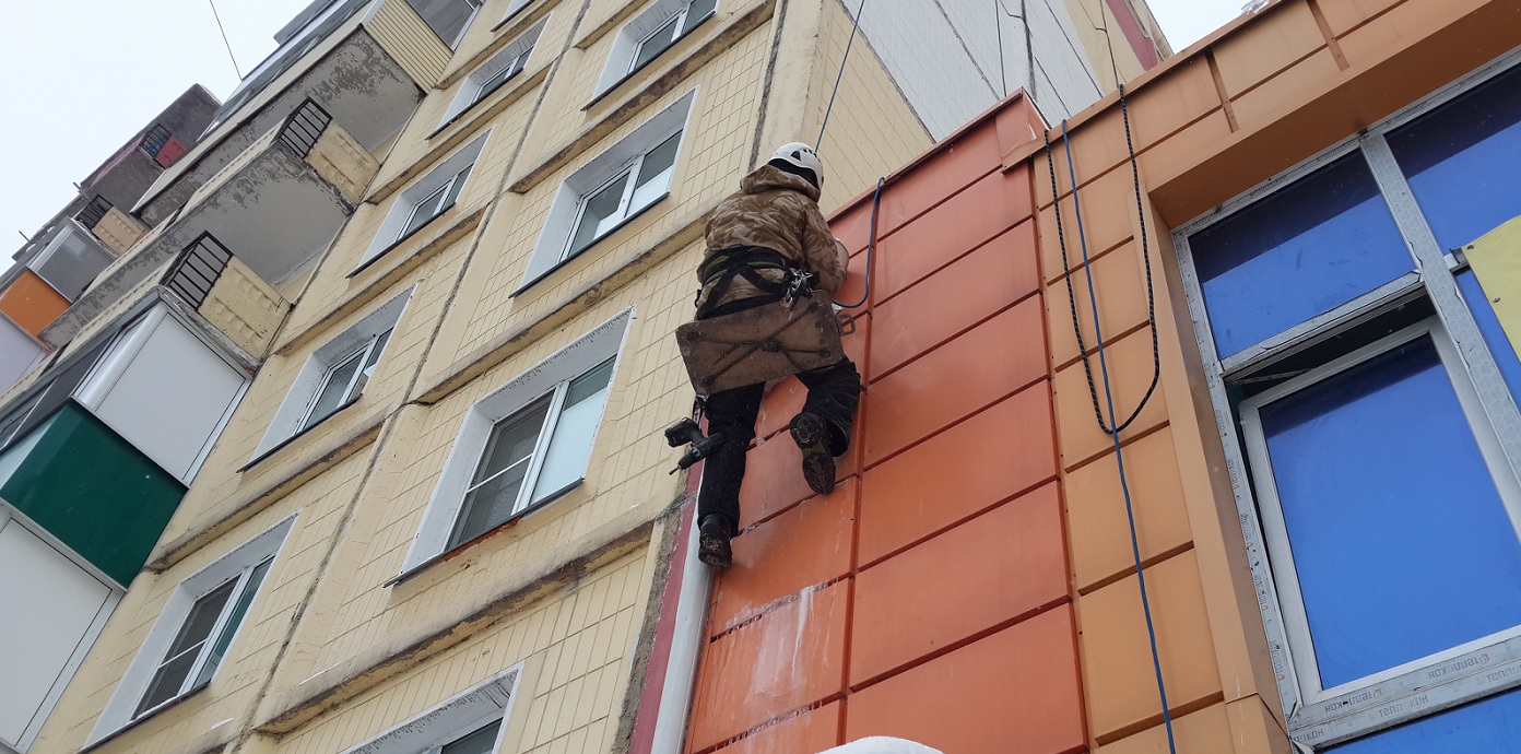 Услуги промышленных альпинистов для высотных работ в Курчатове