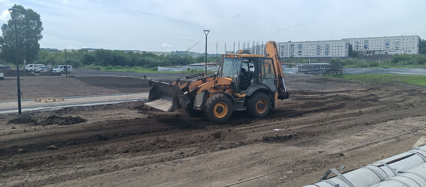 Услуги спецтехники для планировки площадок, территорий стротельства в Курской области